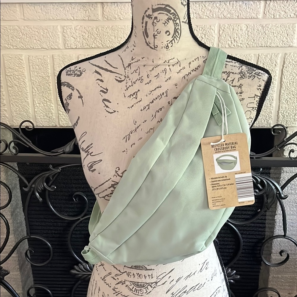 Sage Green Crossbody belt Bag